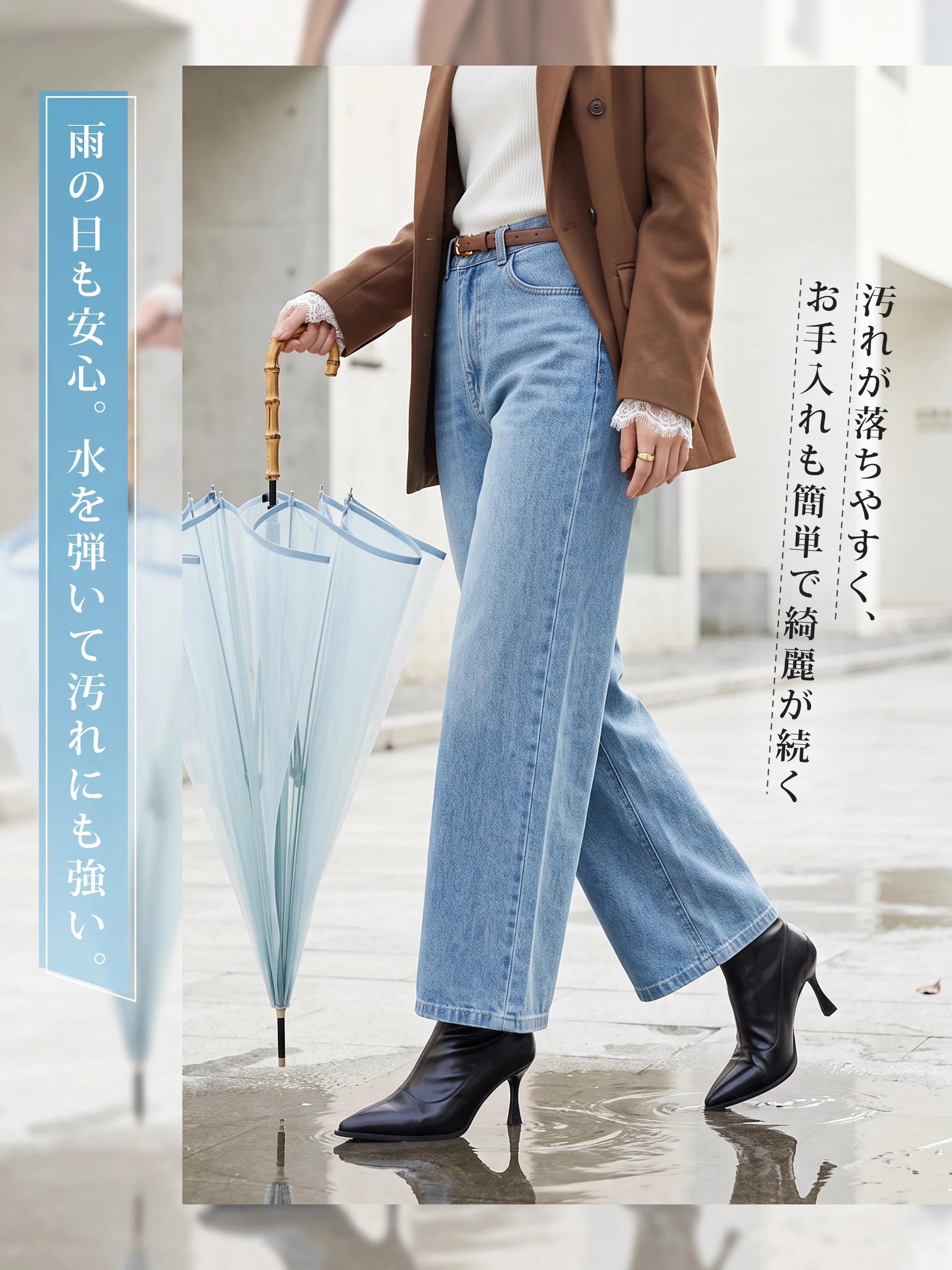 足入れ感が伝わるショートブーツで、寒い日の外出にも履きやすいデザイン。