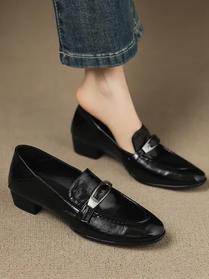 メタルバックル 2WAYローファー