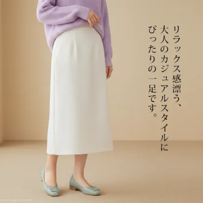 KENPOGEN バックルパンプス スクエアトゥ 編み込み 星モチーフ 2cmヒール 疲れにくい 走れる 通勤 フォーマル