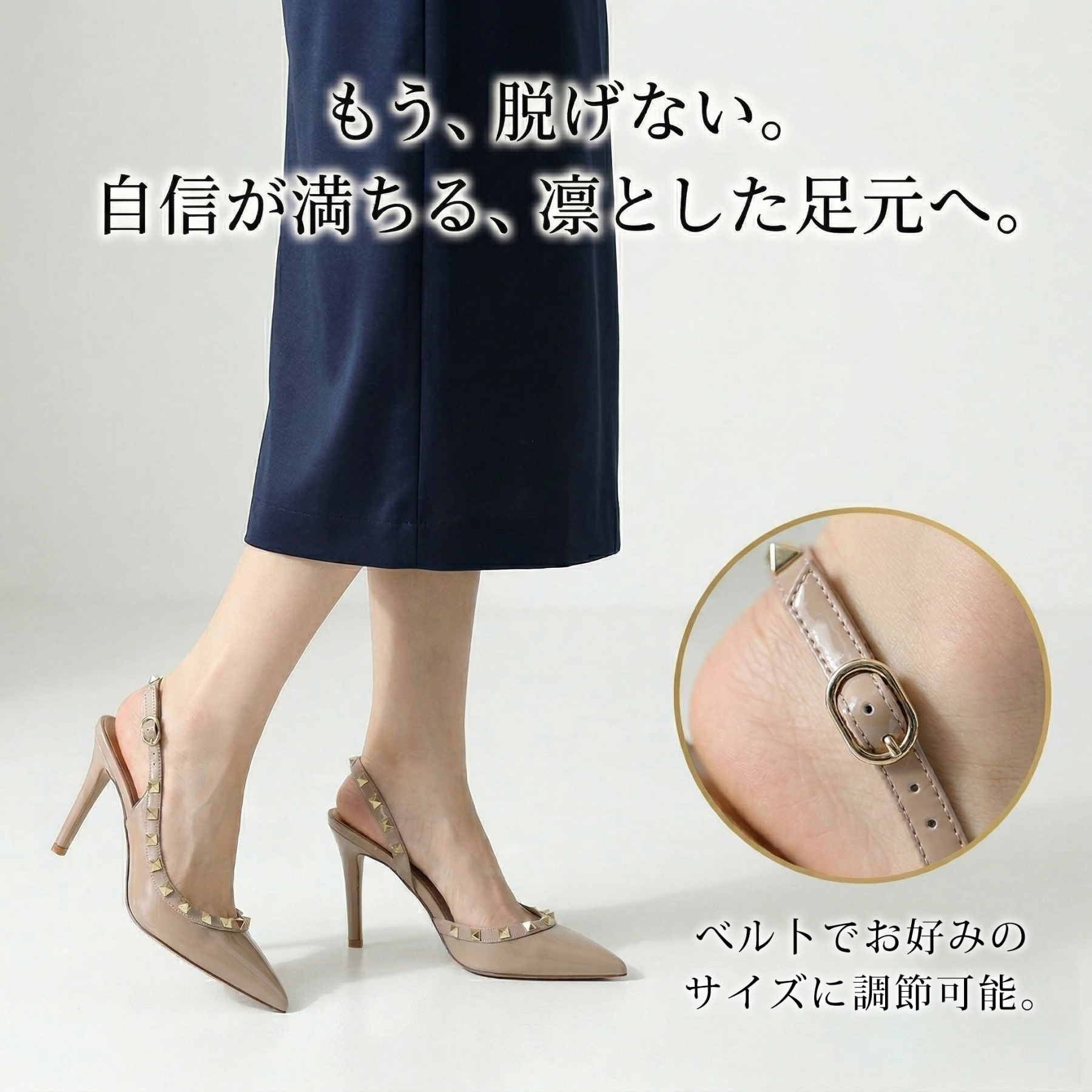 【360度美シルエット】KENPOGEN スリングバックパンプス エナメル サイドオープン ポインテッドトゥ ピンヒール 6cm 8cmヒール 抜け感 パーティー お呼ばれ