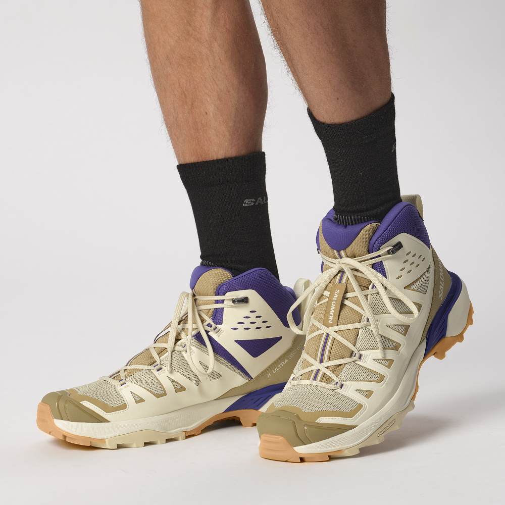 サロモン X ULTRA 360 EDGE MID GTX L47459900 Urban Chic/Alfalfa/Transparent Yellow（ラッピング不可） SALOMON X ULTRA 360 EDGE MID GORE-TEX X ULTRA 360 EDGE MID GORE-TEX |