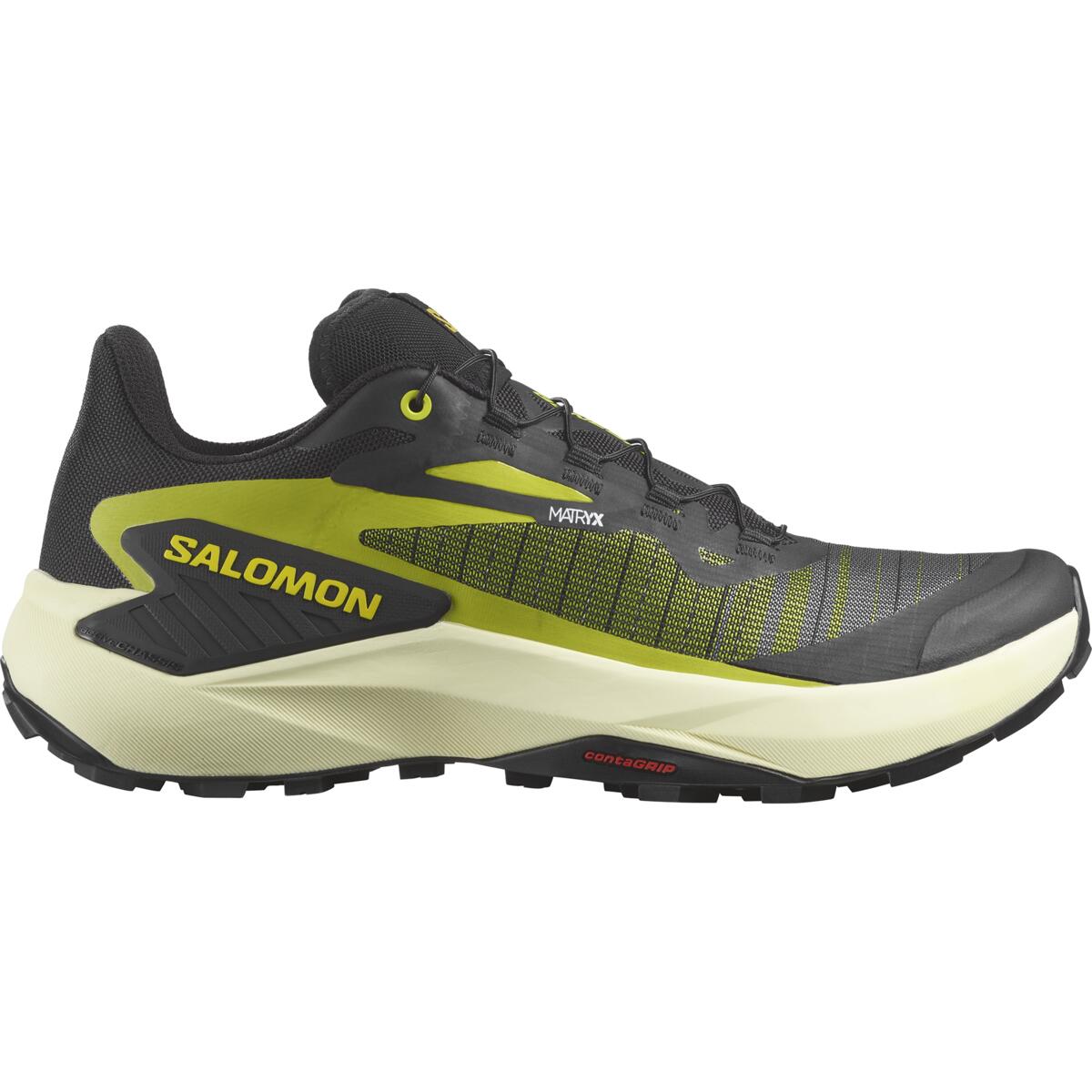 GENESIS Men Trail Running Shoes in Black Sulphur Spring Transparent  Yellow