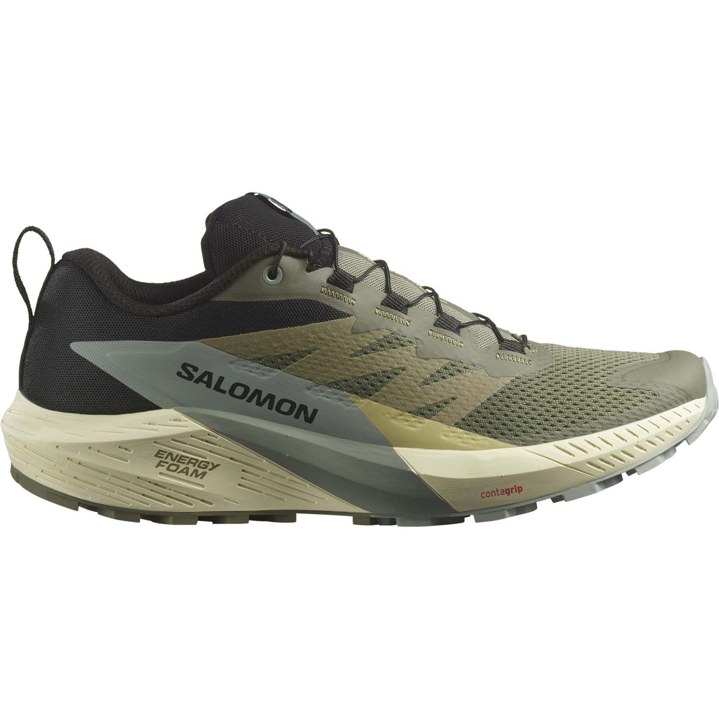 SENSE RIDE Men Trail Running Shoes in Deep Lichen Green Black Green  Milieu