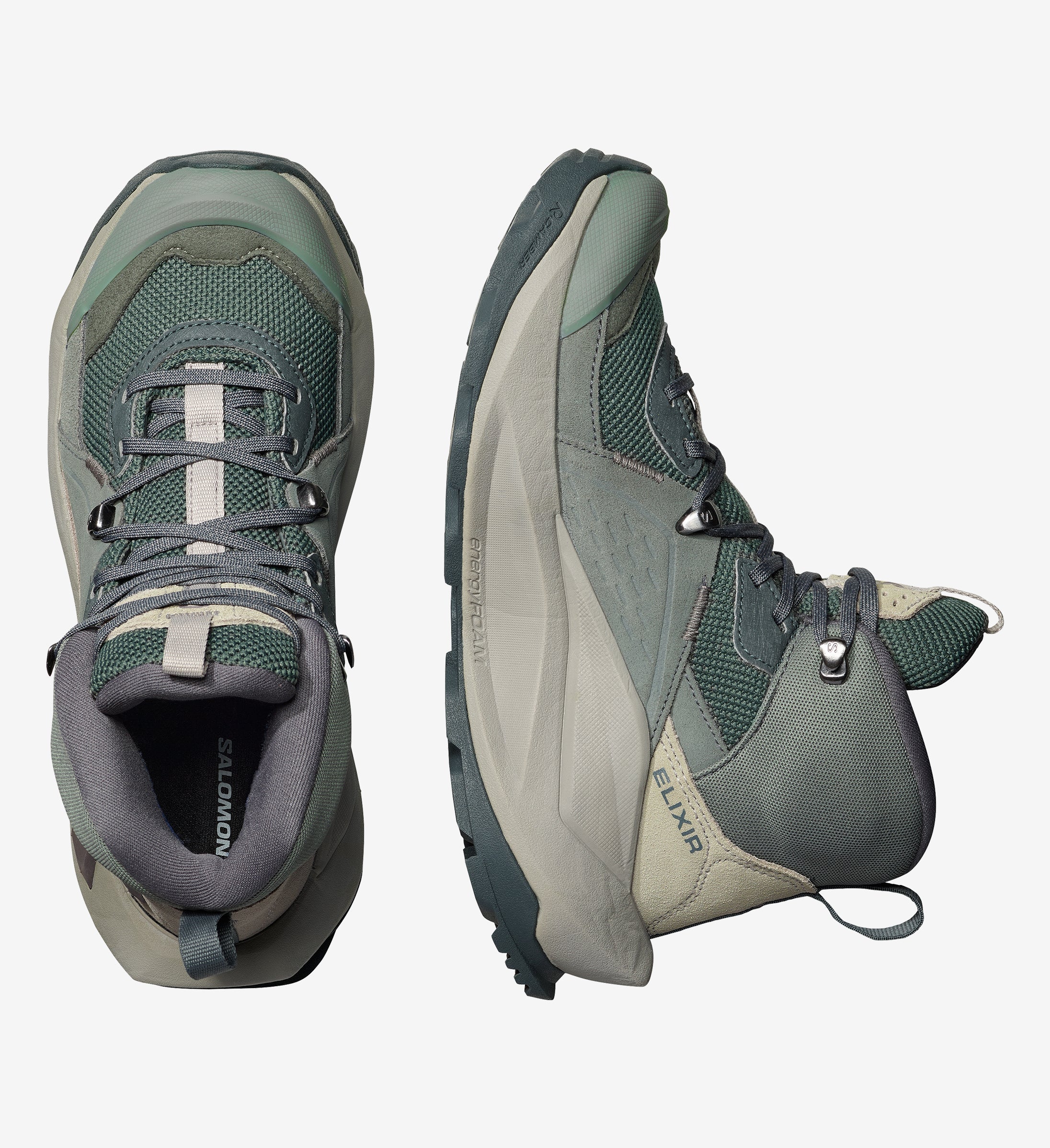ELIXIR MID GTX Women Outdoor Shoes in Urban Chic/Flint Gray/Plum