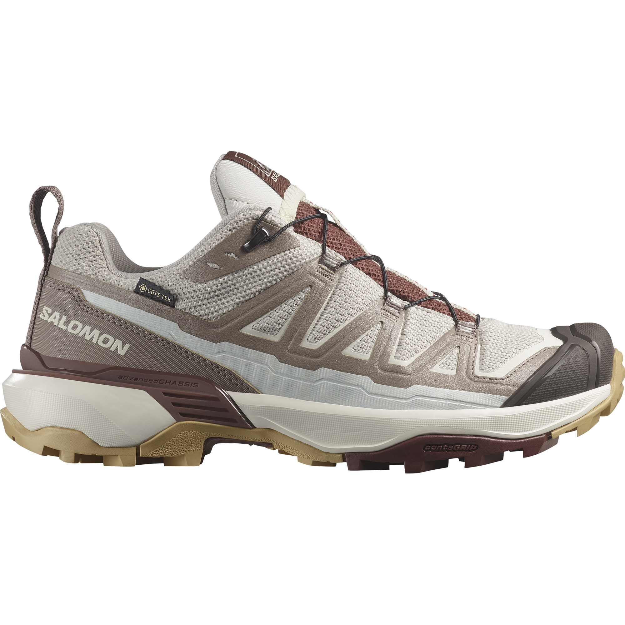 X ULTRA 360 EDGE GTX W Women Hiking Shoes Silver Cloud Iron Rum Raisin