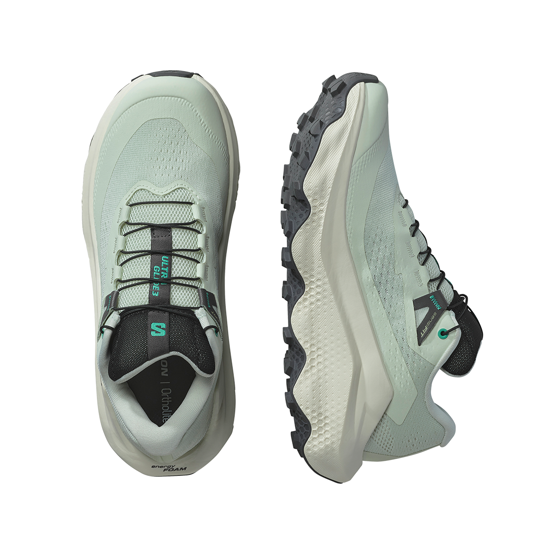 Ultra Glide 3 Women's Trail Running Shoes in Clearly Aqua / Vanilla Ice / Asphalt