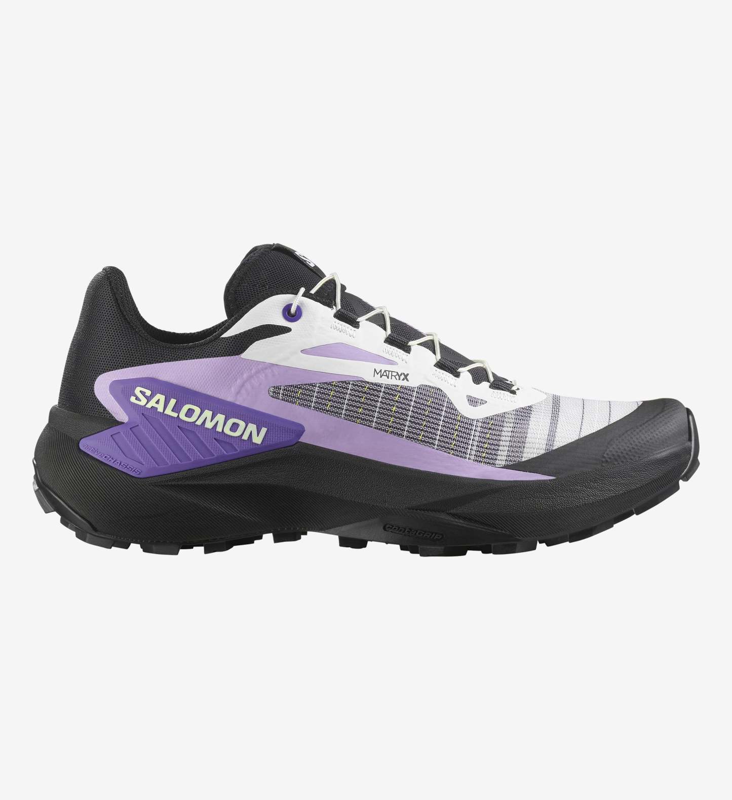 SALOMON GENESIS Women Trail Running Shoes in Black/White/Liberty