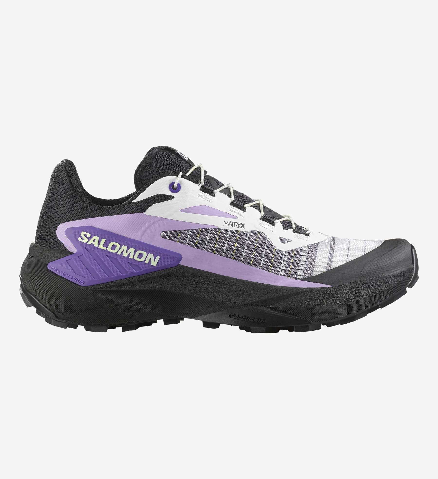 SALOMON GENESIS Women Trail Running Shoes in Black/White/Liberty