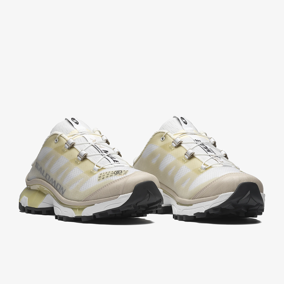 XT4 MULE 2 MM6 MAISON MARGIELA in White / Green Haze / Silver Cloud