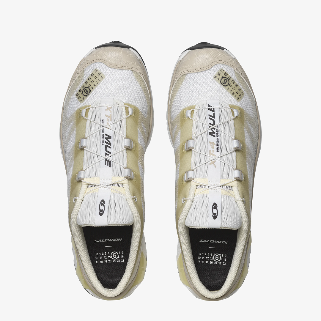 XT4 MULE 2 MM6 MAISON MARGIELA in White / Green Haze / Silver Cloud