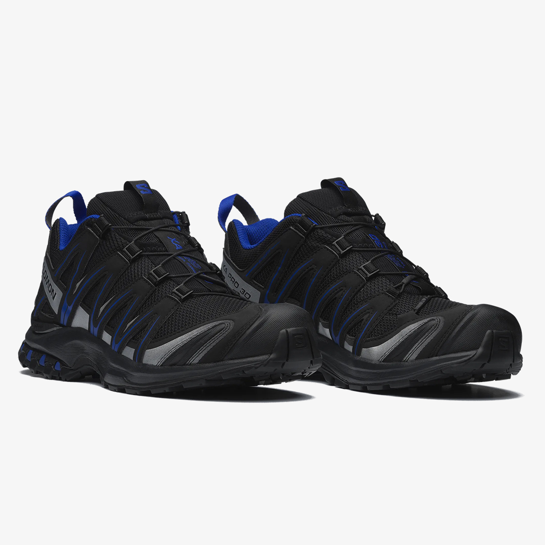 XA PRO 3D Unisex Sportstyle Sneakers in Black / Nautical Blue / Silver
