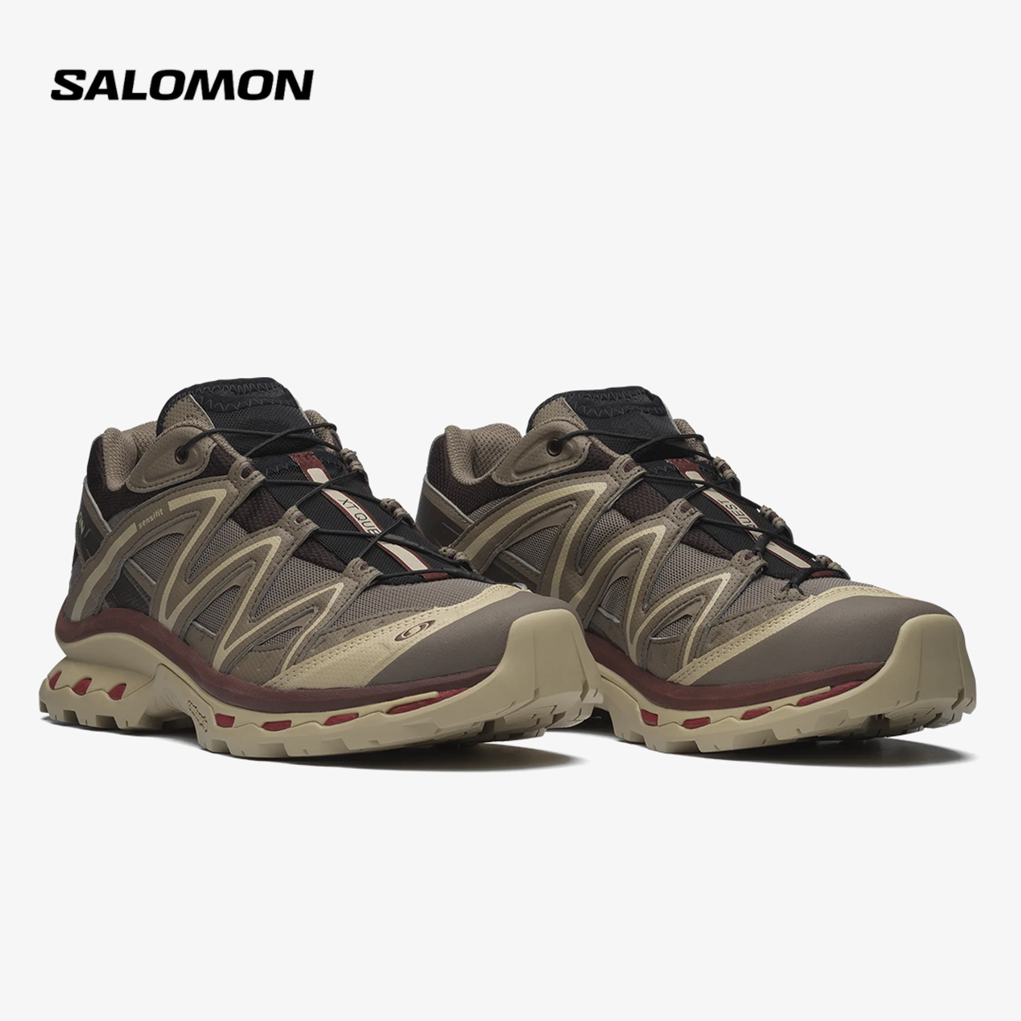 XT-QUEST Unisex Sportstyle Shoes in Falcon / White Pepper / Rum Raisin