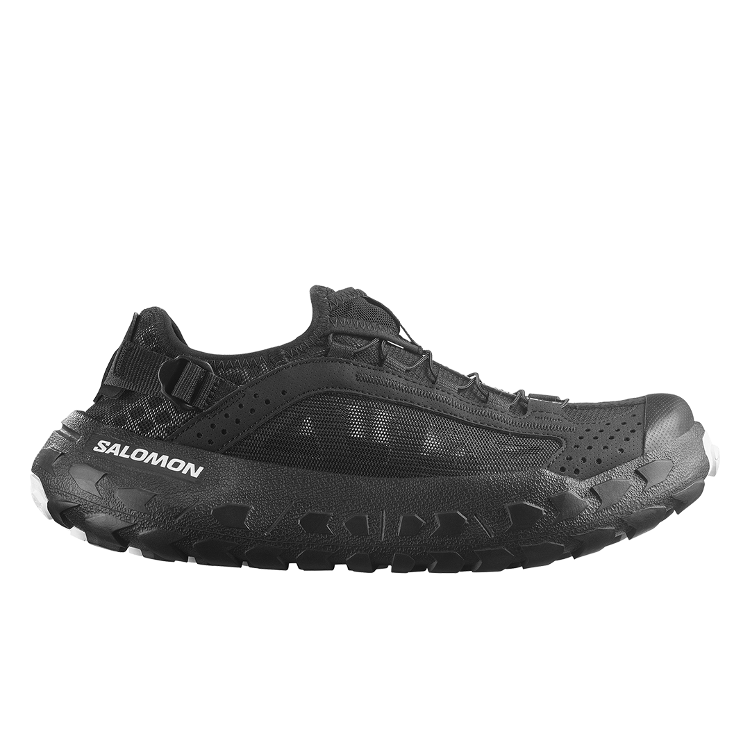 SOLAMPHIBIAN Women's Water Shoes in Black/Black/Alloy
