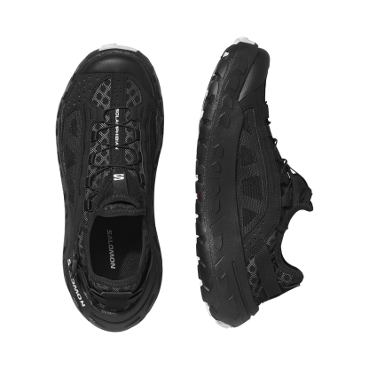 SOLAMPHIBIAN Women's Water Shoes in Black/Black/Alloy