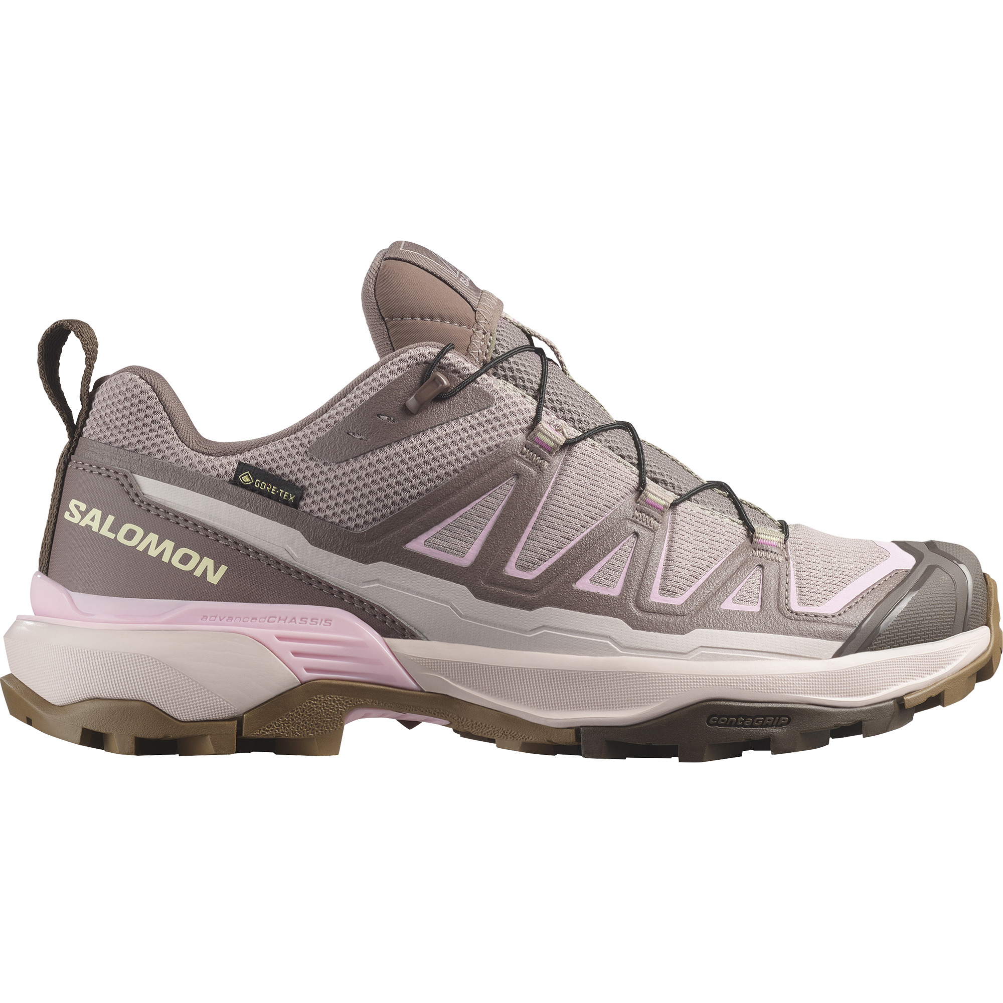 X ULTRA 360 EDGE GORE-TEX Women's Hiking Shoes in Iron / Etherea / Fairy Tale
