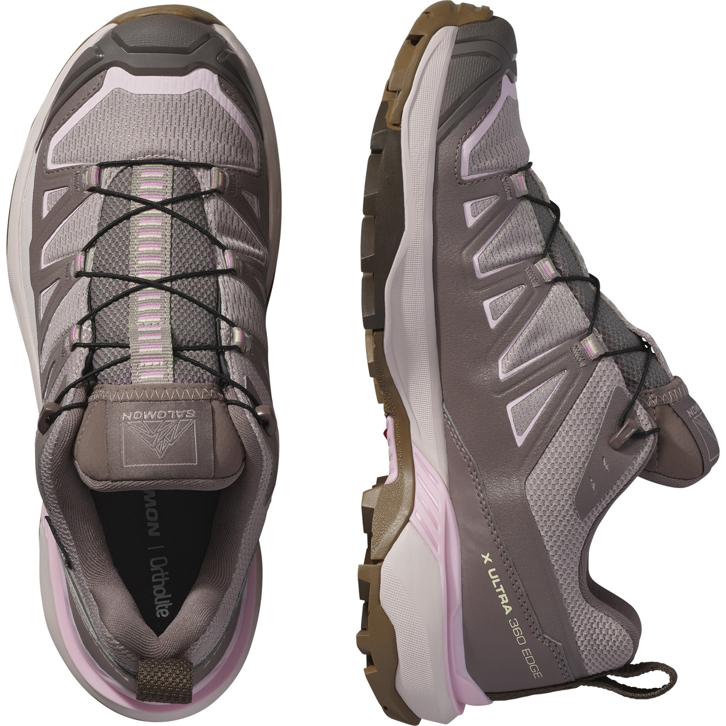 X ULTRA 360 EDGE GORE-TEX Women's Hiking Shoes in Iron / Etherea / Fairy Tale