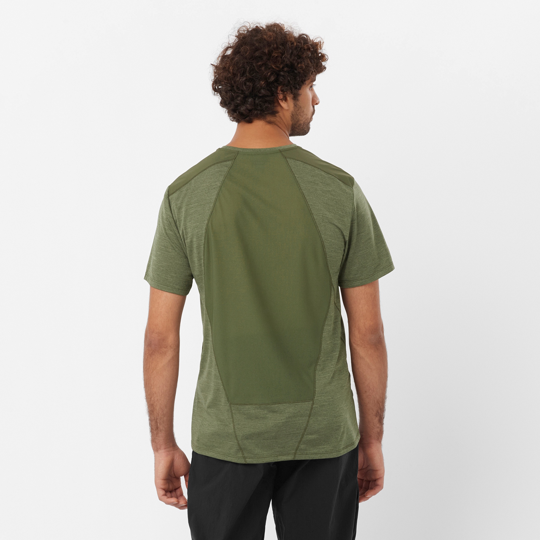OUTLINE SS Men Hiking Shirt in Grape Leaf