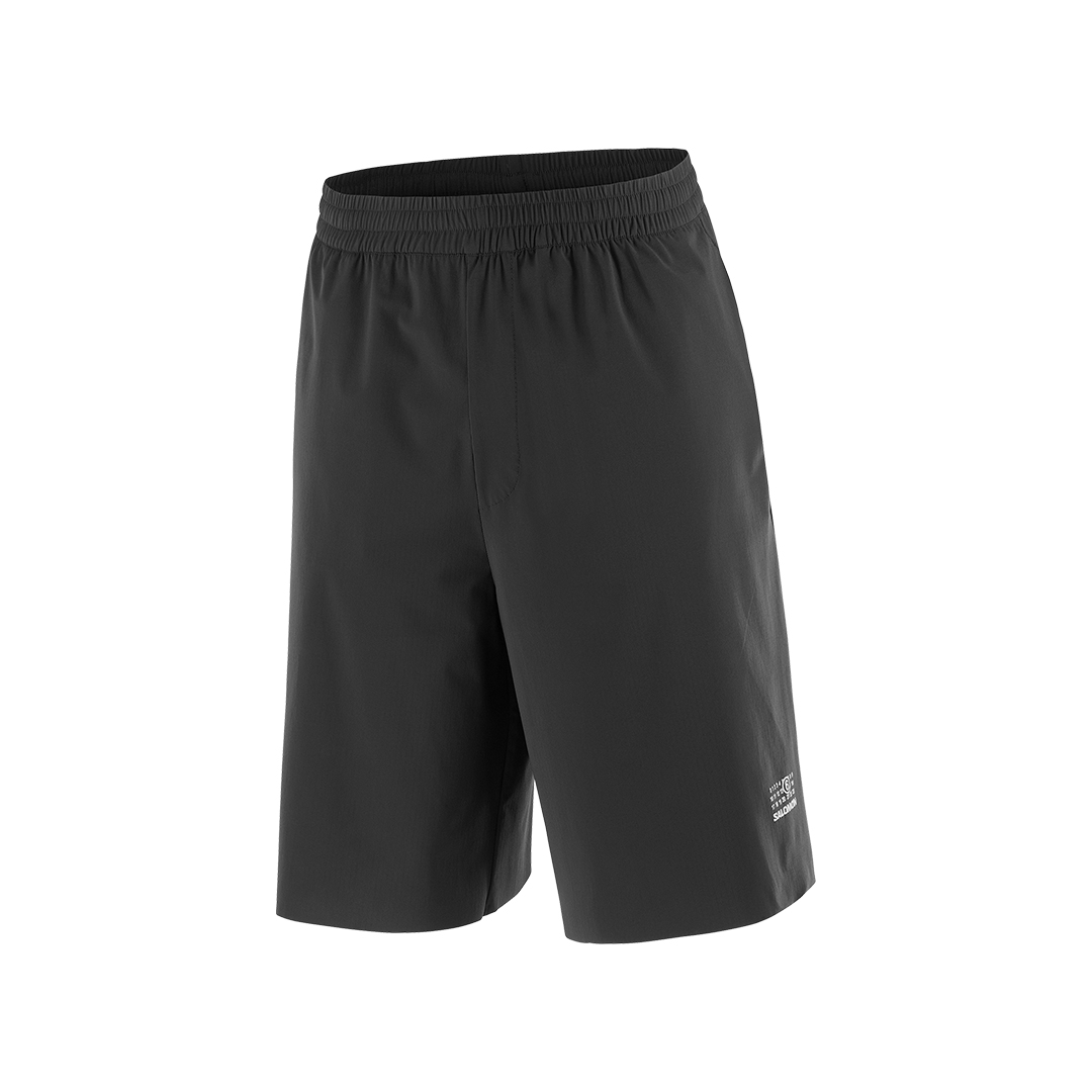 WIDE SHORT MM6 Unisex in Deep Black