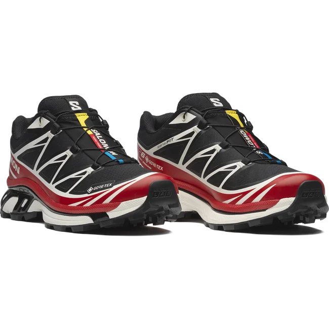 XT-6 GTX Unisex Sportstyle in Black / Flame Scarlet / Vanilla Ice