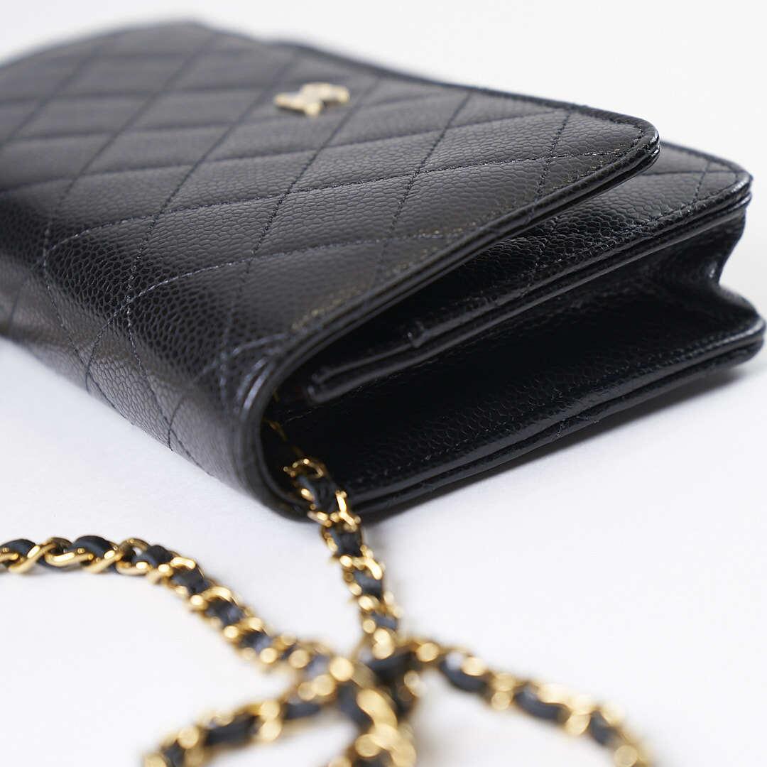 【CHANEL】 チェーンウォレット マトラッセ chain wallet