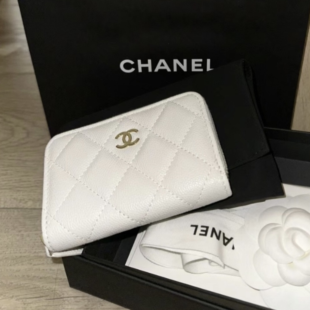 【コンパクトで実用的！】 CHANEL ジップ コインパース