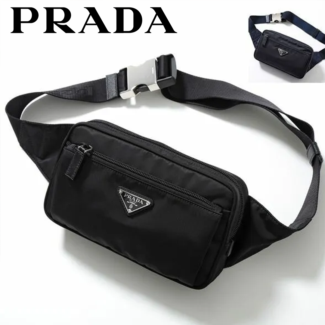 PRADA ボディバッグ 2VL977 WOO 2DMG Re-Nylon ベルトバッグ