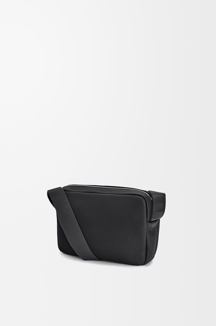 LOEWE XS Military messenger bag in soft grained calfskin Black