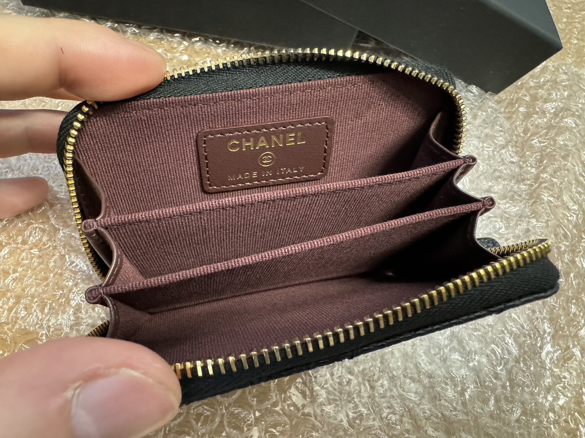 【コンパクトで実用的！】 CHANEL ジップ コインパース