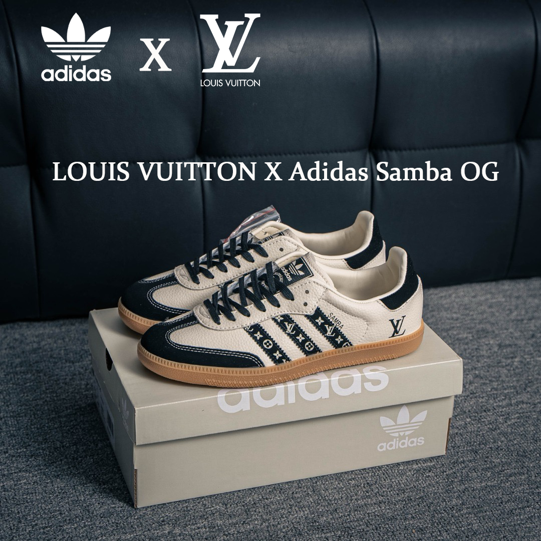 【本当の限定連名です!】LOUIS VUITTON X Adidas Samba OG 🔥25SS