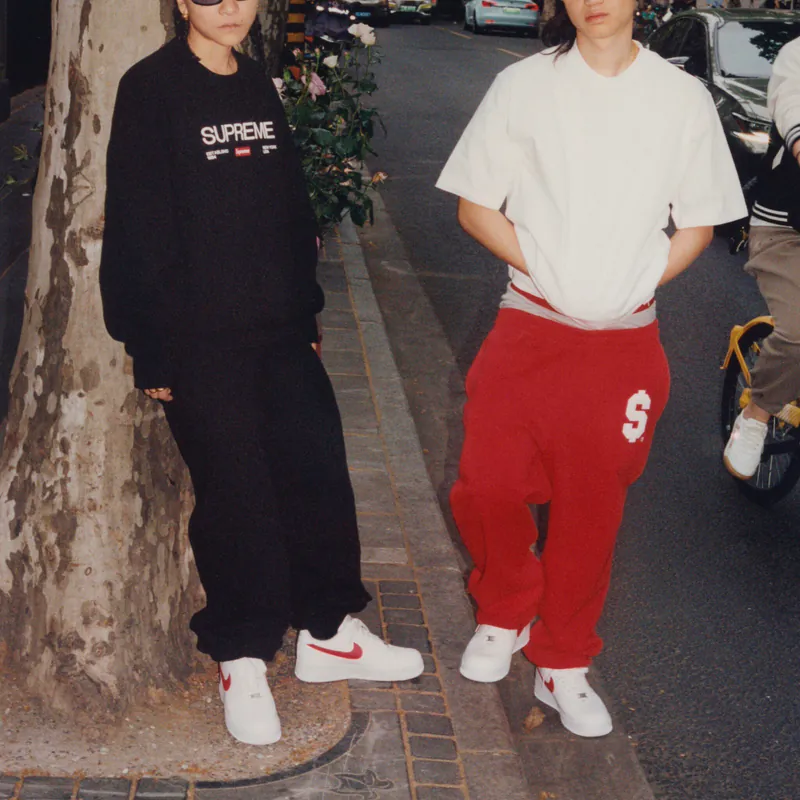 Supreme x Nike Air Force 1 聯名款 BOX LOGO 經典紅 大學紅 紅色 男款