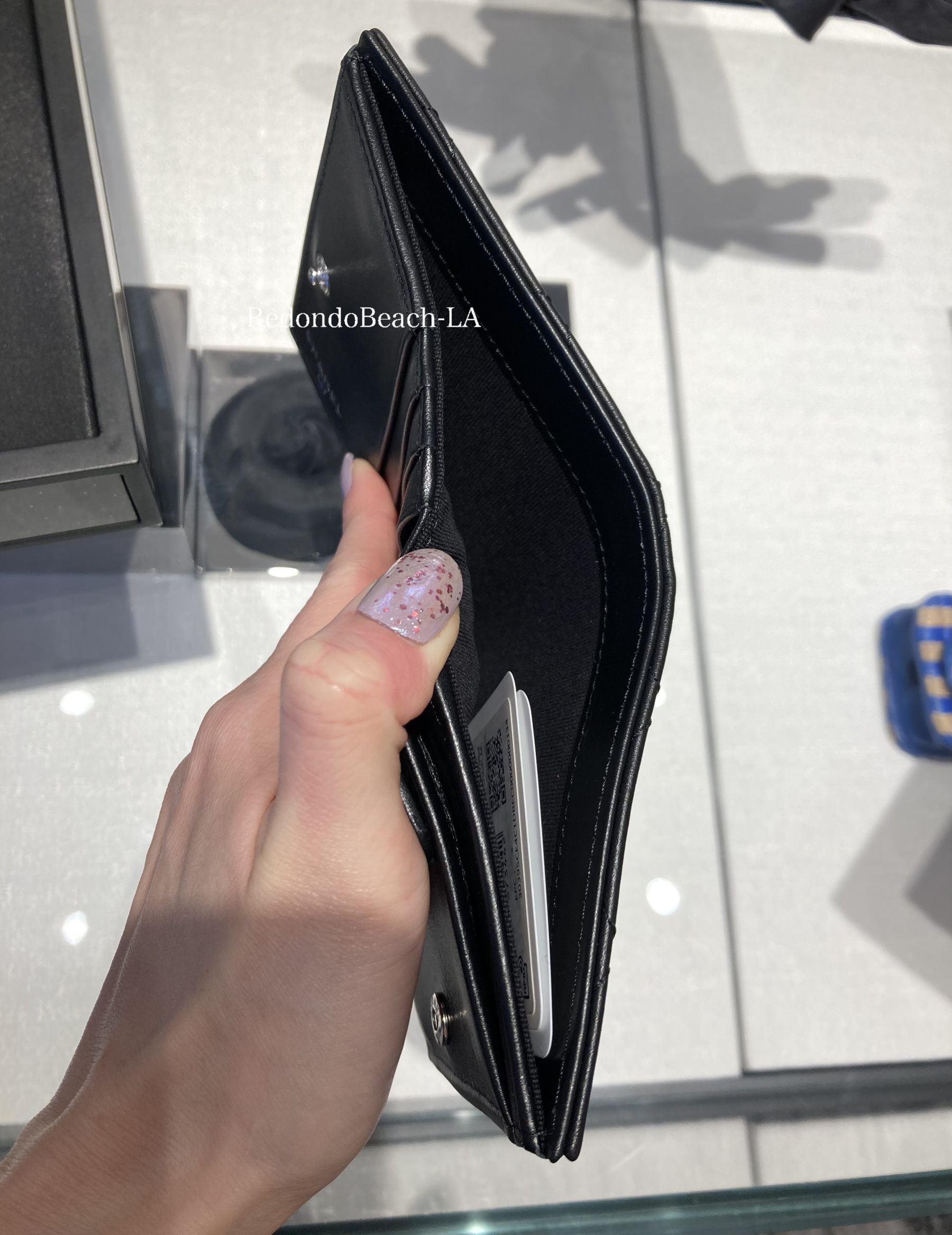 【マット風の大人デザイン】CHANEL★二つ折り畳み財布