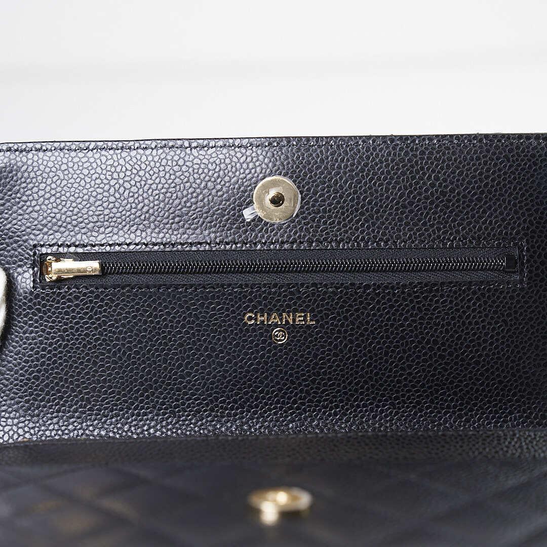 【CHANEL】 チェーンウォレット マトラッセ chain wallet