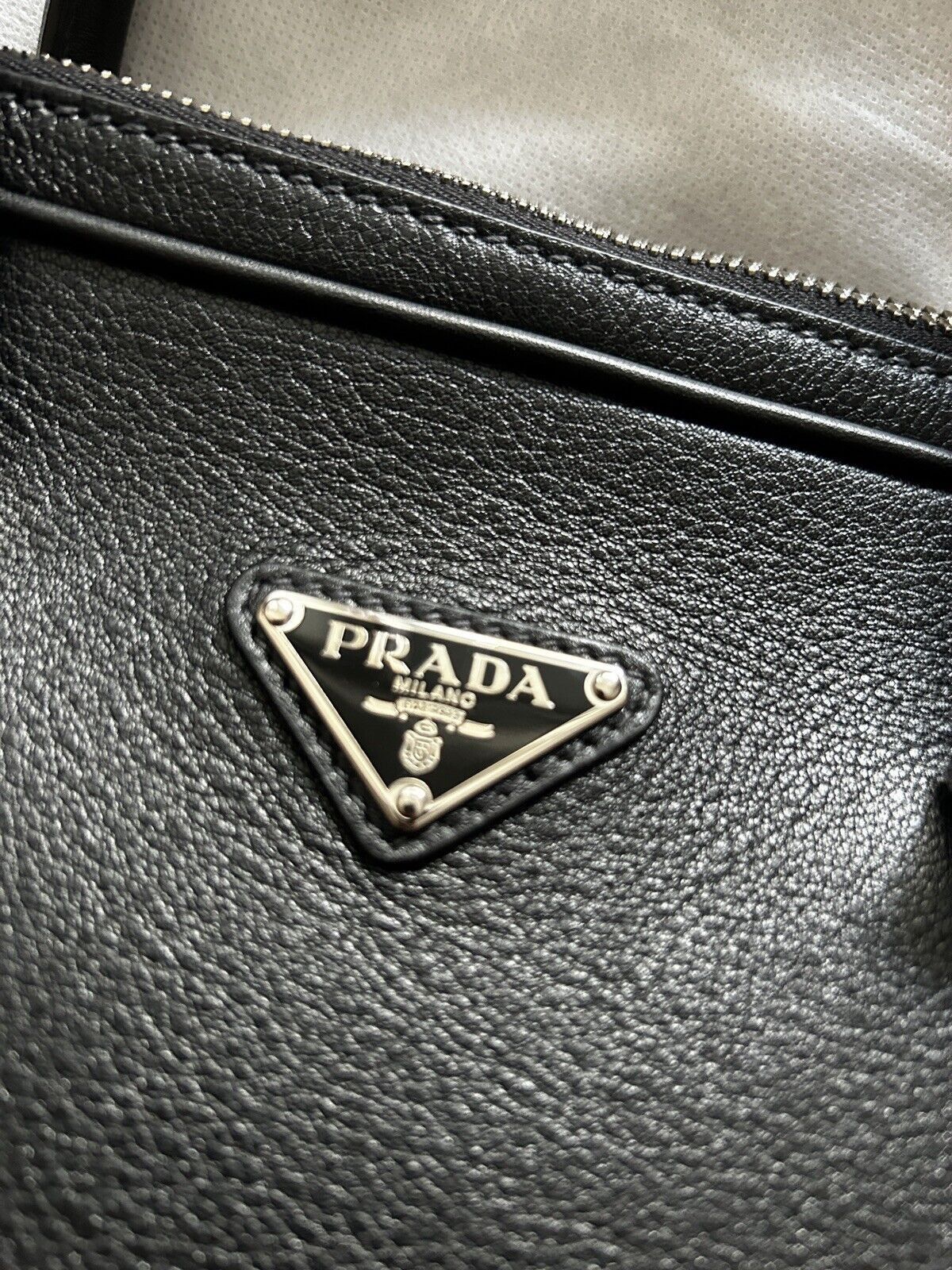 Prada Prada Vitello Daino Briefcase Size ONE SIZE - 4