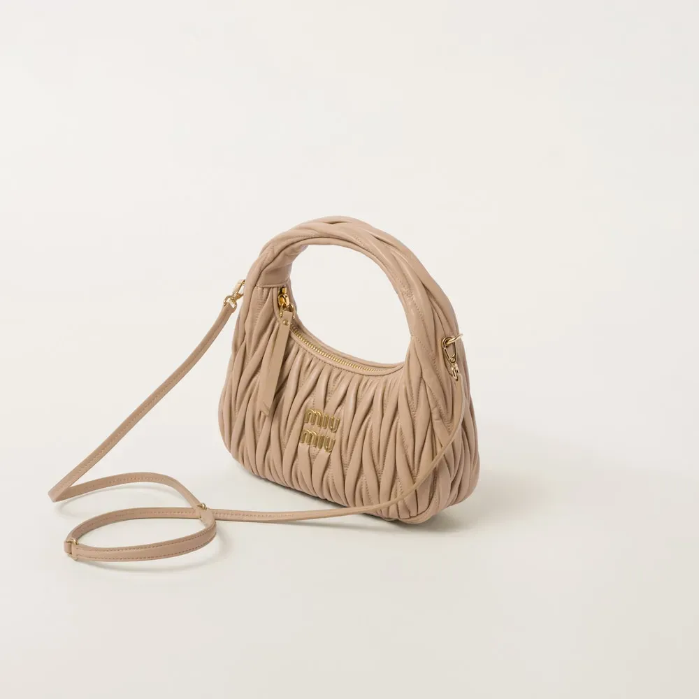 ワンダー-マテラッセレザー-ホーボーバッグ