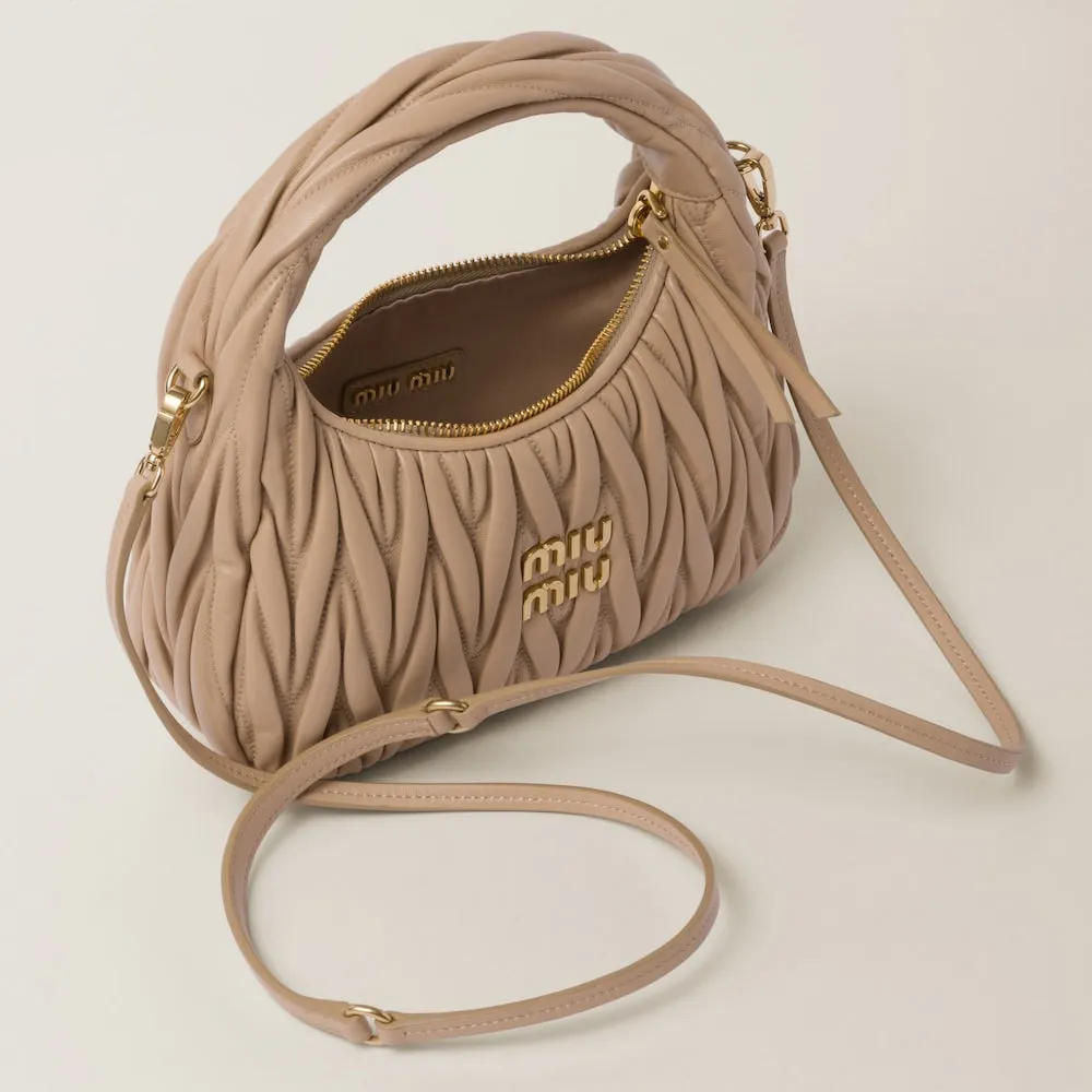 ワンダー-マテラッセレザー-ホーボーバッグ