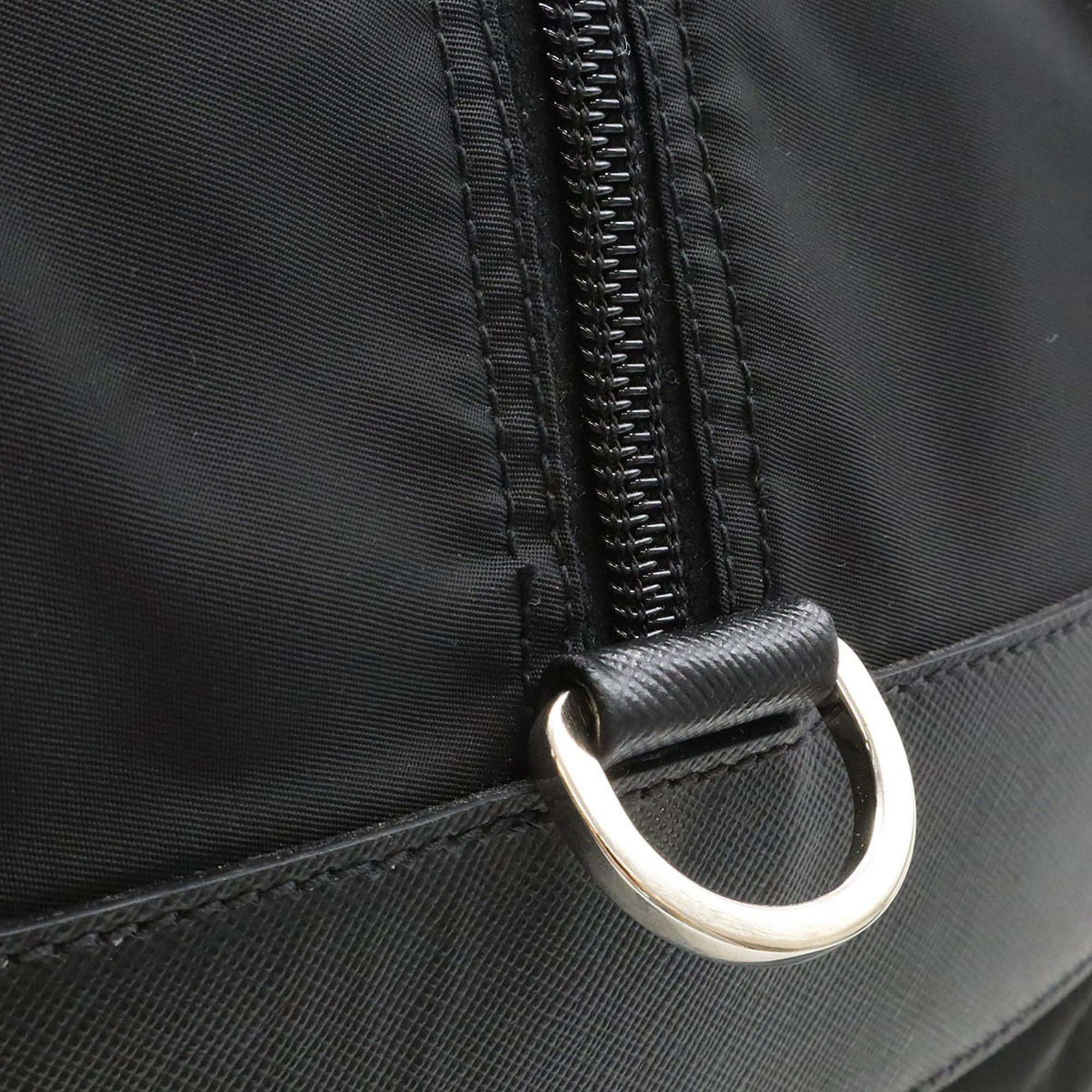 Prada Prada Boston bag Travel Shoulder Nylon Leather NERO Black strap missing V70S Size ONE SIZE - 9