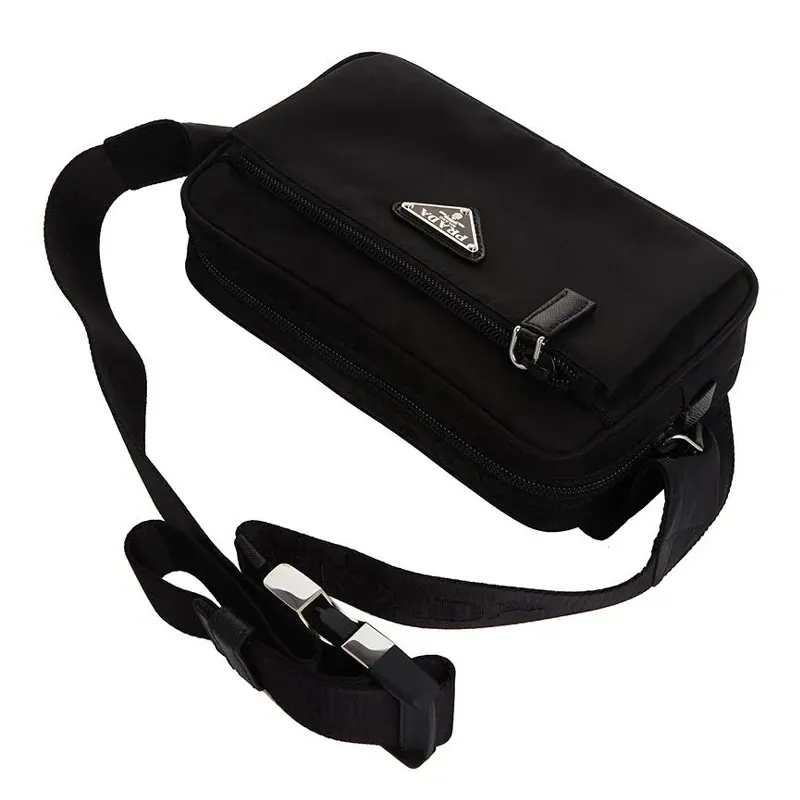 ★送料関税込★PRADA Re-Nylon サフィアーノレザー ボディバッグ