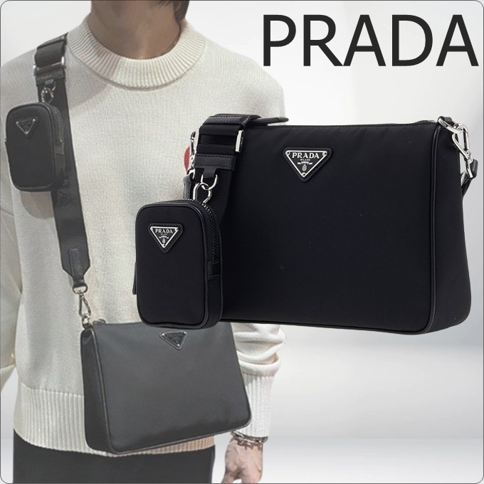 ♦PRADA♦メンズ ショルダーバッグ☆正規品・関税込☆
