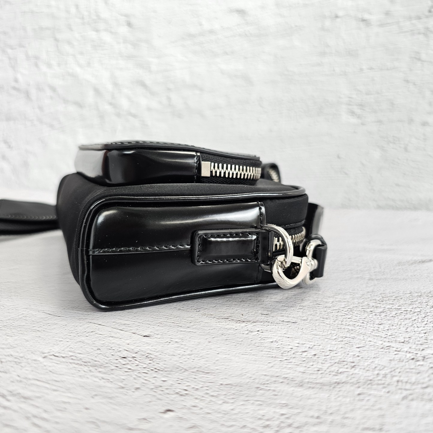 ★関税込★PRADA★Re-Nylon ブラッシュドレザークロスバッグ★