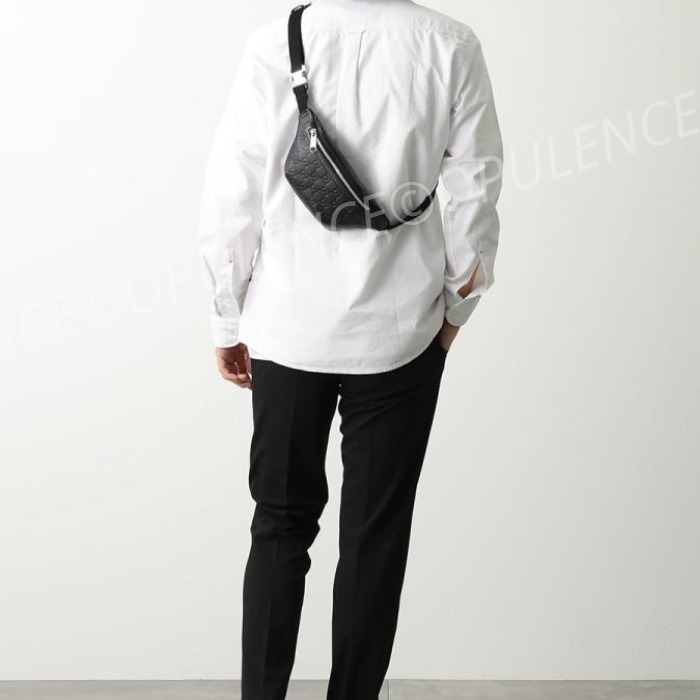 すぐ届く GUCCI グッチ GG エンボス ベルト/バム/ボディバッグ