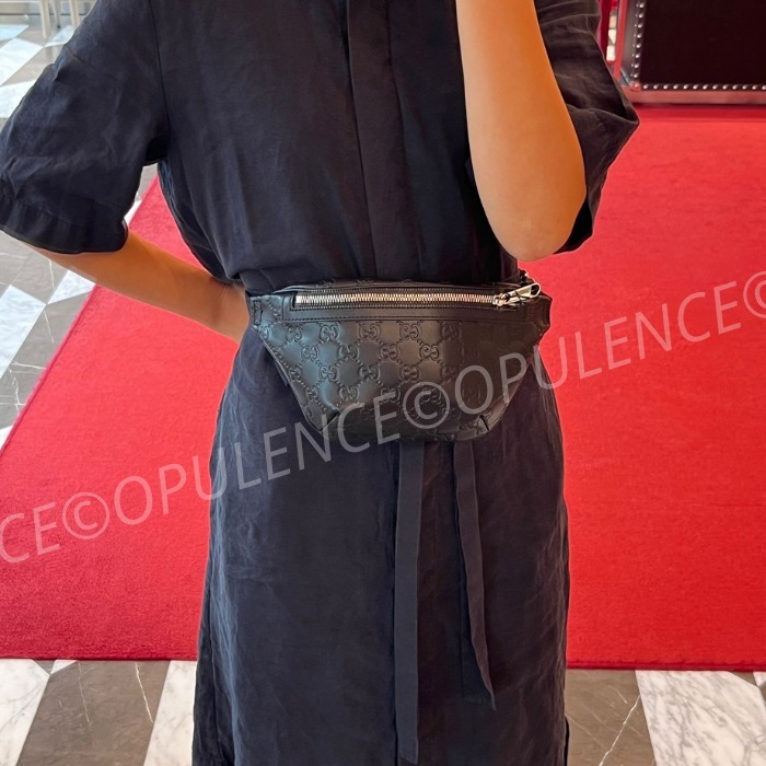 すぐ届く GUCCI グッチ GG エンボス ベルト/バム/ボディバッグ