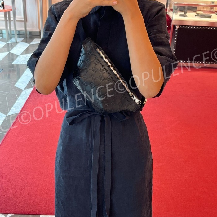 すぐ届く GUCCI グッチ GG エンボス ベルト/バム/ボディバッグ