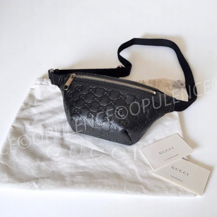 すぐ届く GUCCI グッチ GG エンボス ベルト/バム/ボディバッグ