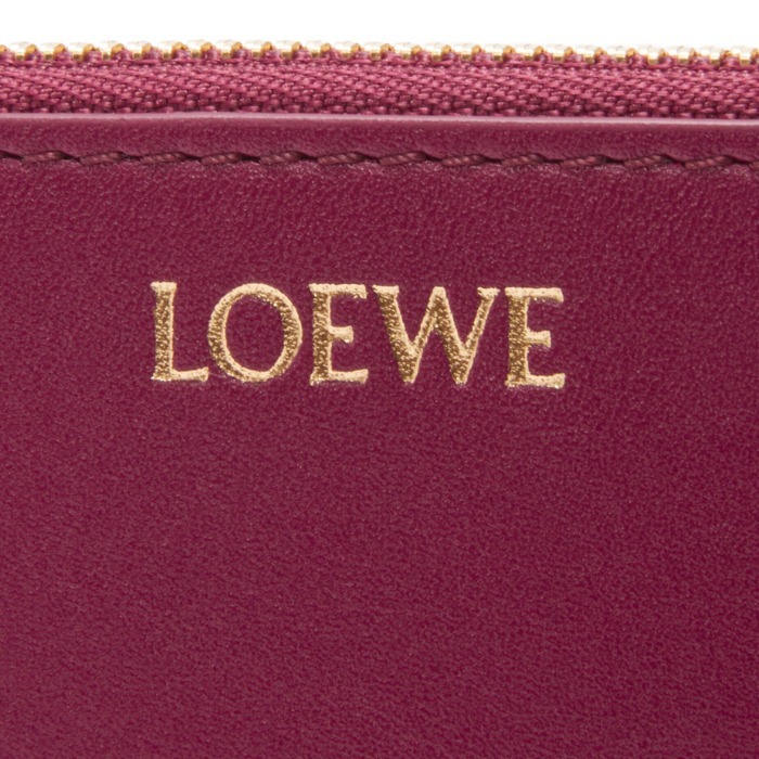 【LOEWE】ノット コインカードホルダー（シャイニーナパカーフ）