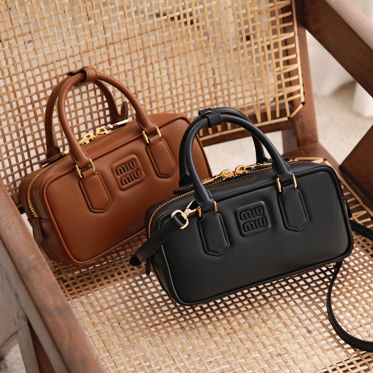 MIUMIU ショルダーバッグ ARCADIE アルカディ 5BB142 ACR3