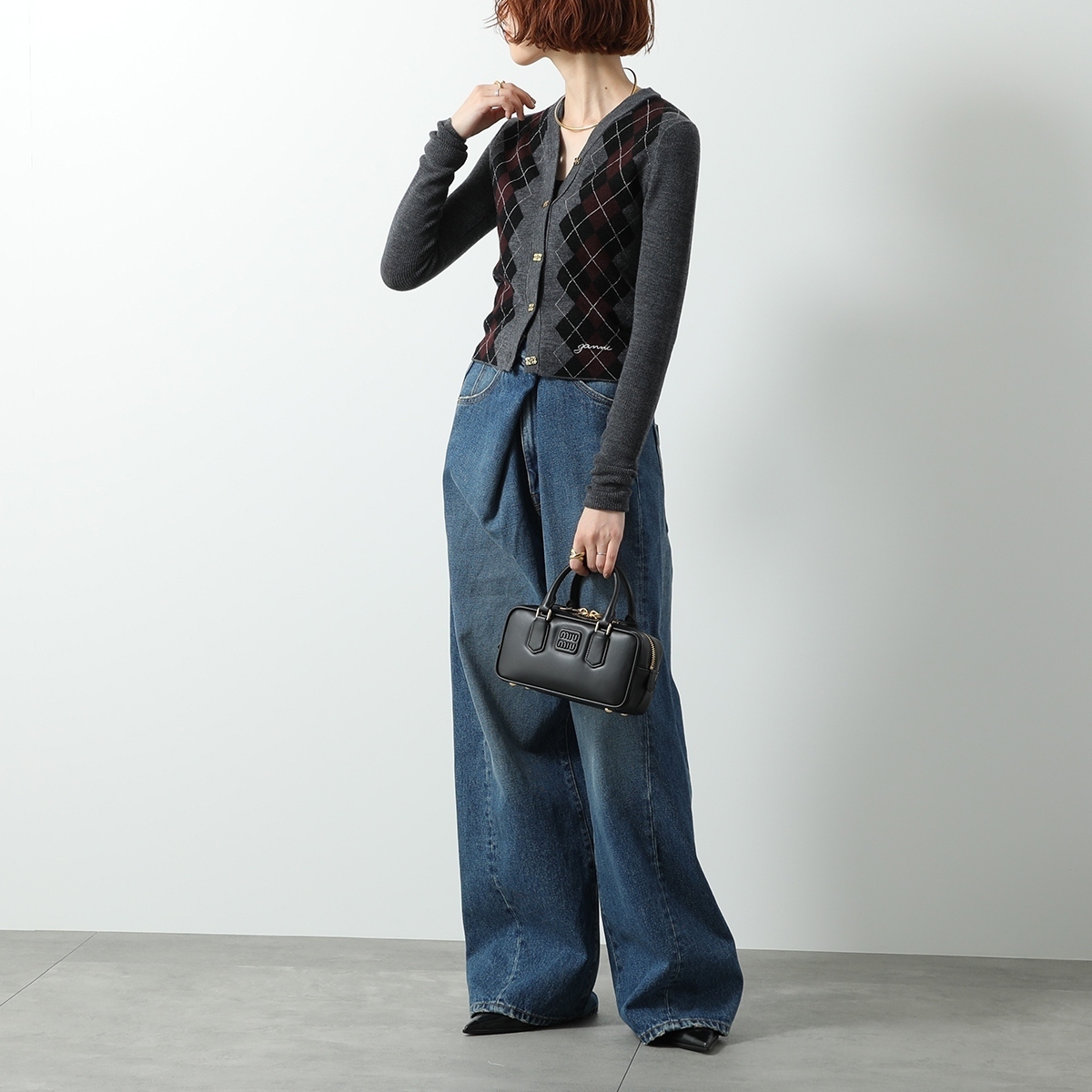 MIUMIU ショルダーバッグ ARCADIE アルカディ 5BB142 ACR3