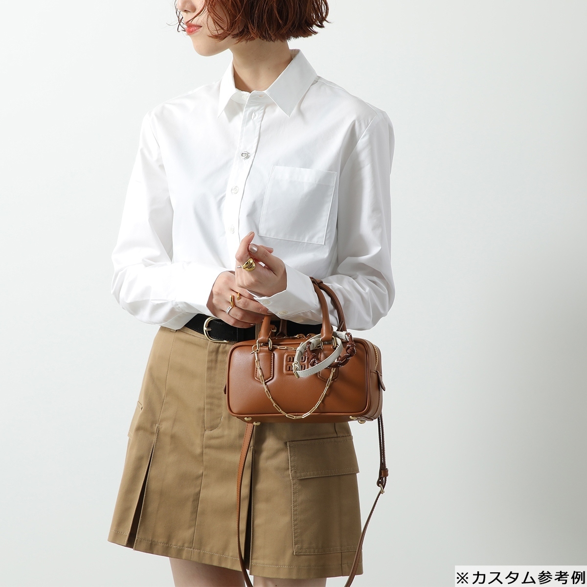 MIUMIU ショルダーバッグ ARCADIE アルカディ 5BB142 ACR3