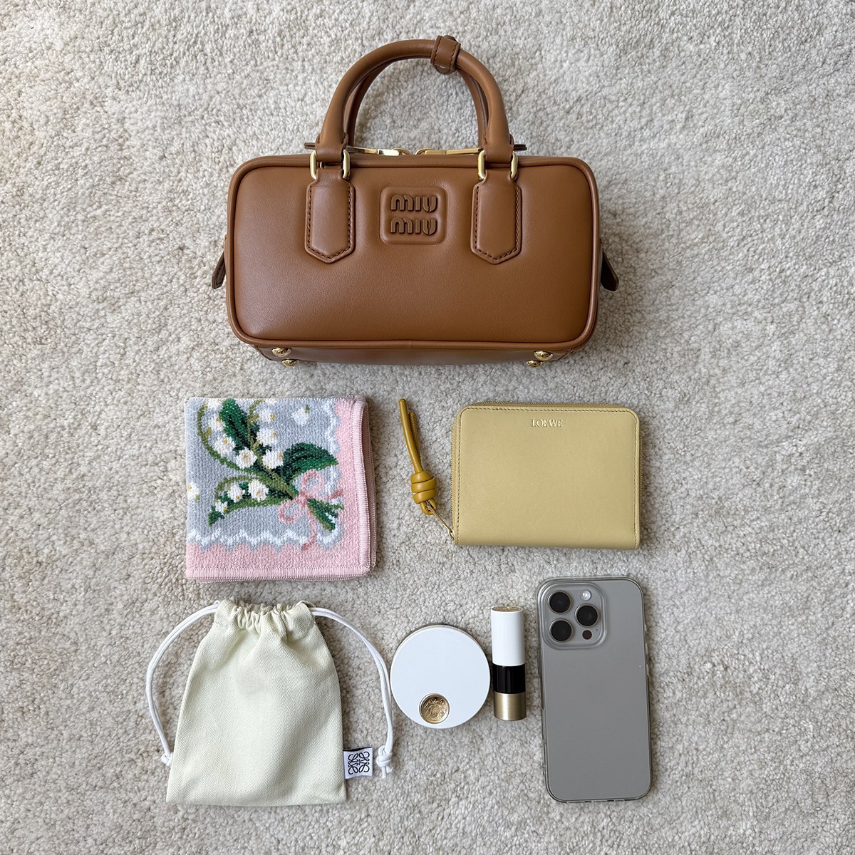 MIUMIU ショルダーバッグ ARCADIE アルカディ 5BB142 ACR3