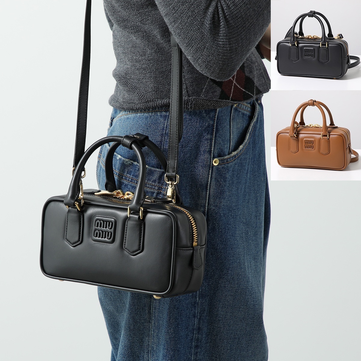 MIUMIU ショルダーバッグ ARCADIE アルカディ 5BB142 ACR3