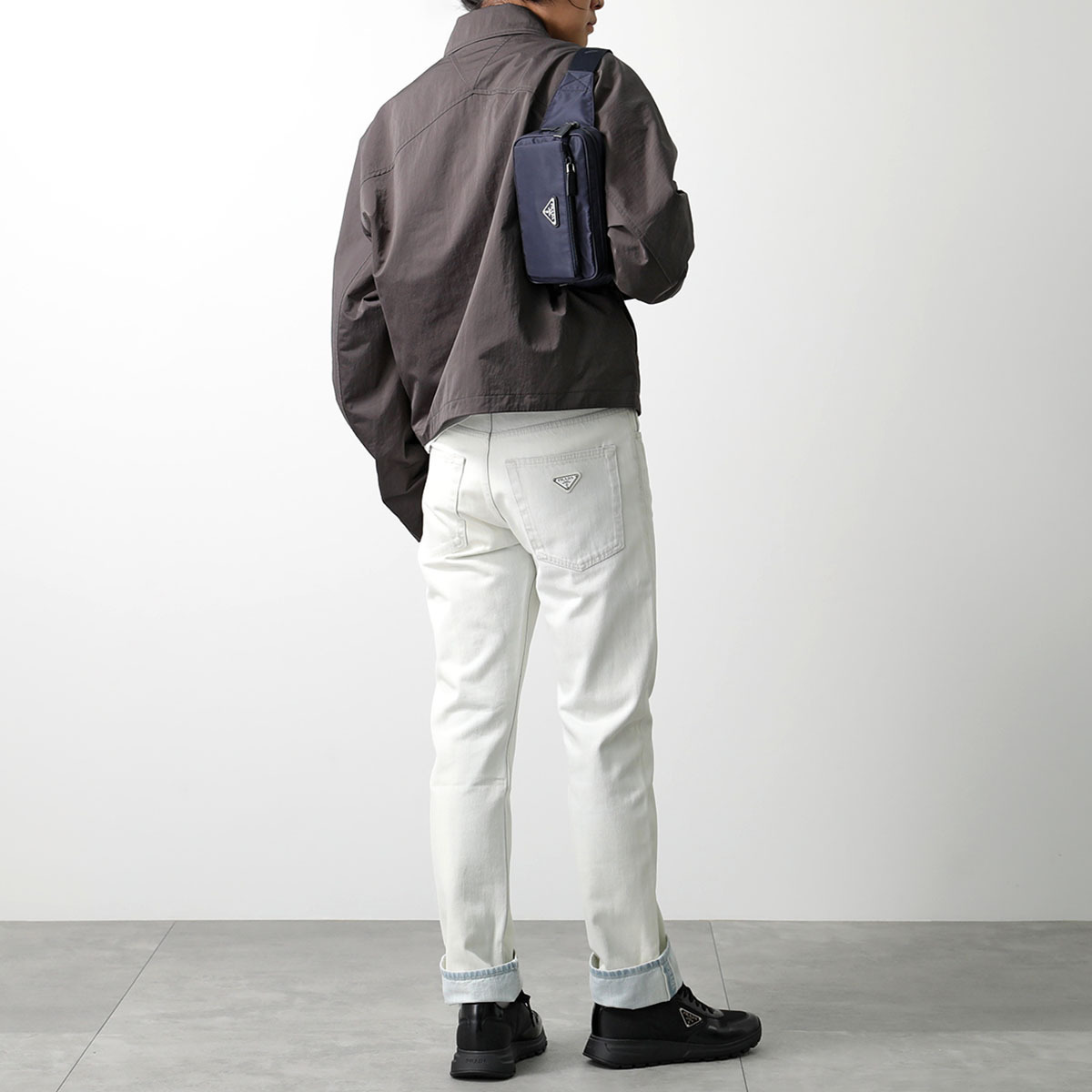 PRADA ボディバッグ 2VL977 WOO 2DMG Re-Nylon ベルトバッグ